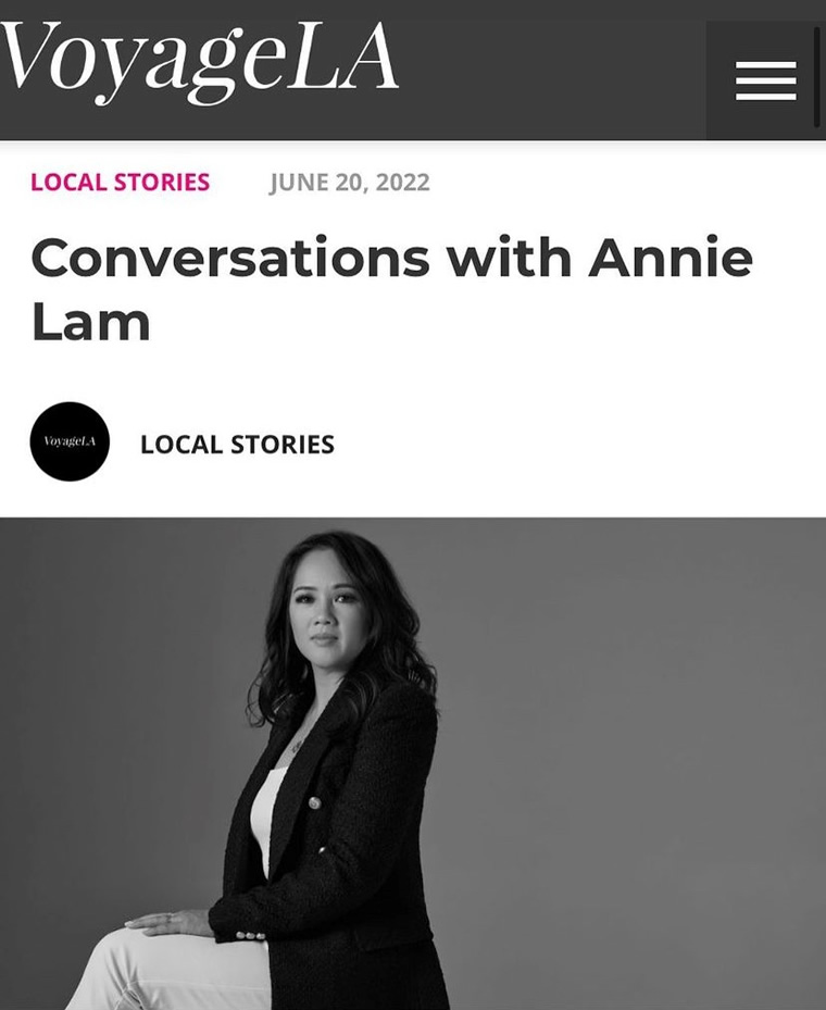 Speaker Rendon's wife, Annie Lam, on cover of VoyageLA