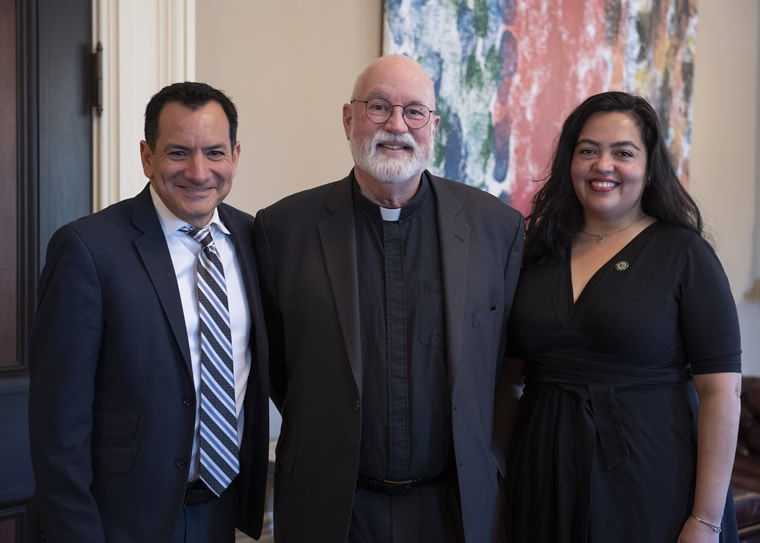 Speaker Rendon, Father Boyle and Assemblymember Carrillo