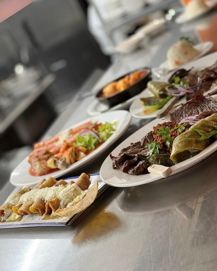 Food items from La Casita Mexicana