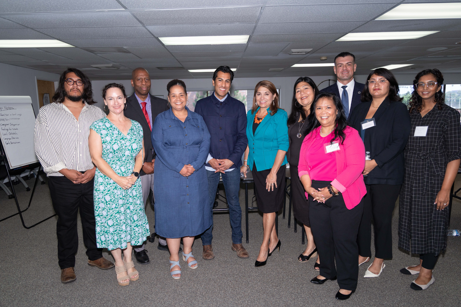 Speaker Rivas stands alongside local leaders.