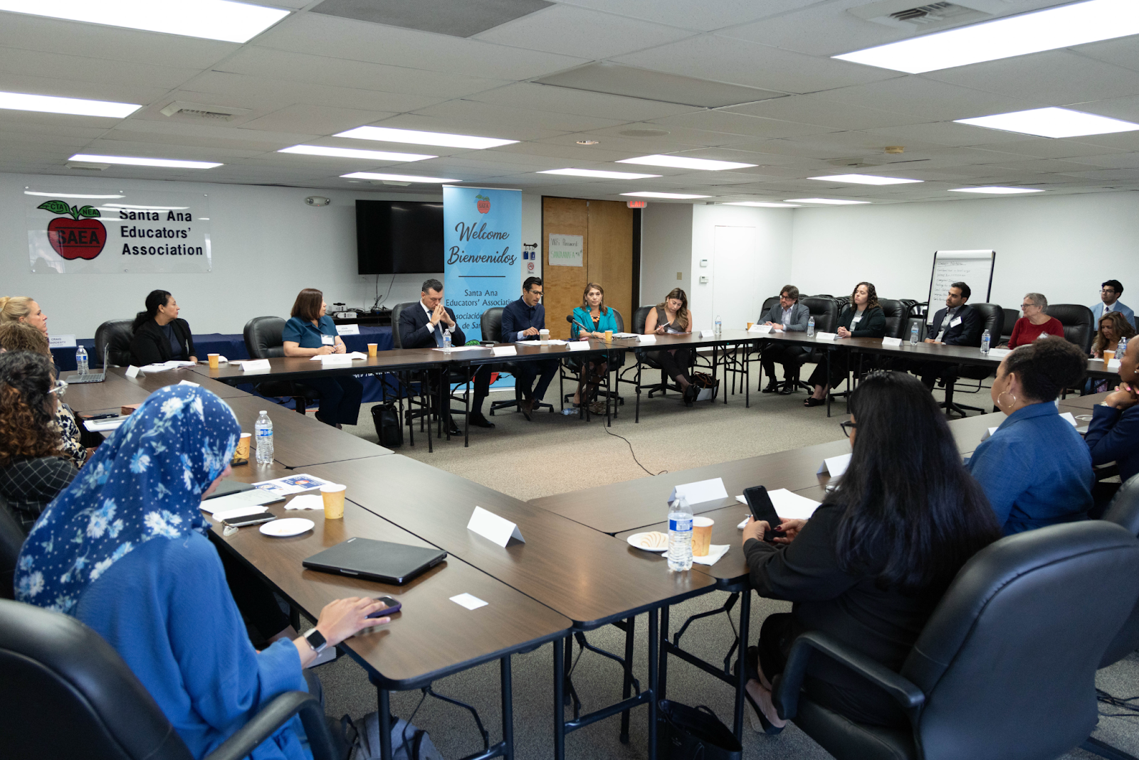 Local organizations speaking during the discussion.