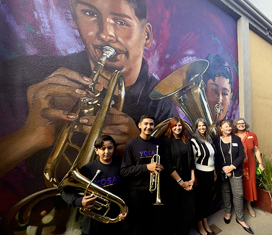 United Way Monterey County Mural Ribbon Cutting Photo