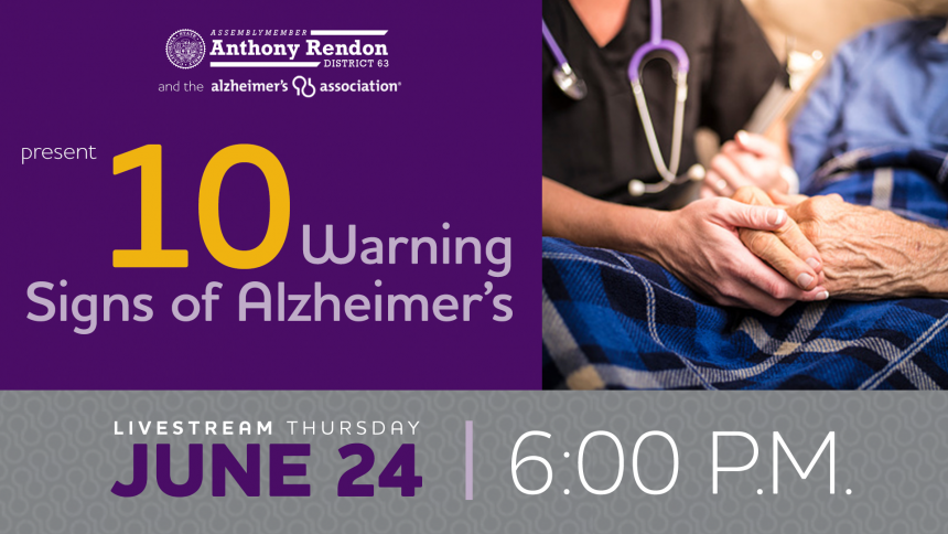 Alzheimer's event graphic
