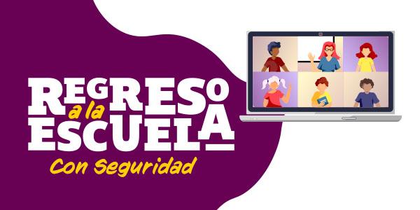 Regreso a al Escuela Con Seguridad Hero Graphic
