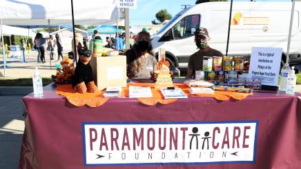 Paramount Care Foundation booth