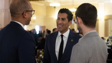Speaker-Designate speaks with community leaders at CLBC MLK Breakfast