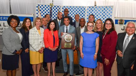 Speaker Robert Rivas Attends Breakfast Hosted by Los Angeles Supervisor Hilda Solis