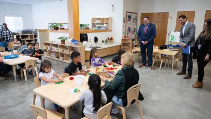 Visit to the Mexican American Opportunity Foundation in Salinas