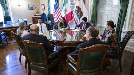 Speaker Robert Rivas and the Outgoing Mexico Consul General Liliana Ferrer