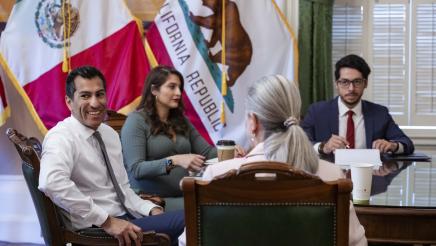 Speaker Robert Rivas and the Outgoing Mexico Consul General Liliana Ferrer