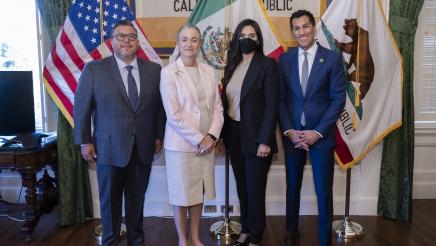 Speaker Robert Rivas and the Outgoing Mexico Consul General Liliana Ferrer
