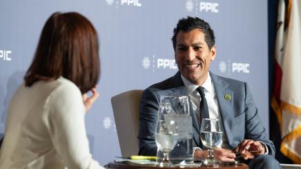 Speaker Rivas Answers Questions at Public Policy Institute of California Event