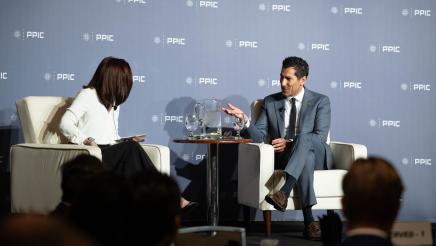 Speaker Rivas Answers Questions at Public Policy Institute of California Event