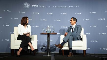 Speaker Rivas Answers Questions at Public Policy Institute of California Event