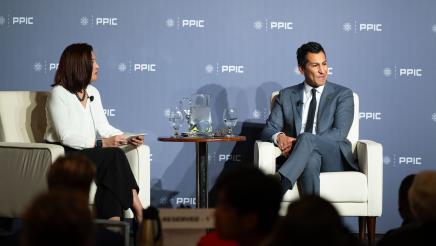 Speaker Rivas Answers Questions at Public Policy Institute of California Event