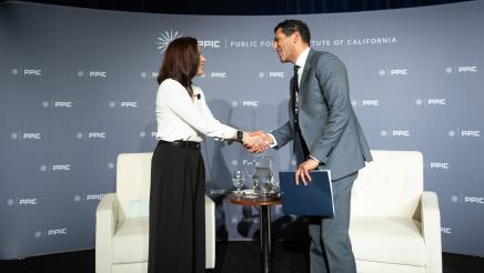 Speaker Rivas Answers Questions at Public Policy Institute of California Event