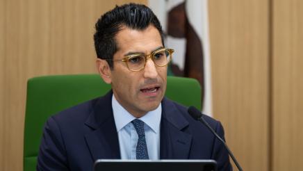 Speaker Rivas delivers remarks at the first hearing of the Select Committee on Retail Theft