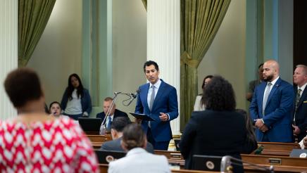 Speaker Rivas provides floor remarks