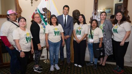 Speakers Rivas and Lideres Campesinas advocates