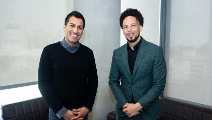 Speaker Rivas and Dr Luke Wood