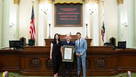 Speaker Rivas Honors Rebekah Children's Services