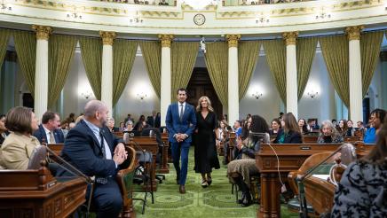 Speaker Rivas Presents Woman of the Year Award