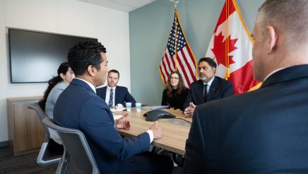 Speaker Rivas Meets the Consul General of Canada