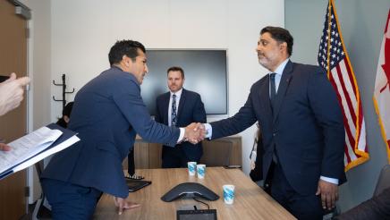 Speaker Rivas Meets the Consul General of Canada
