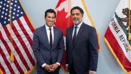 Speaker Rivas Meets the Consul General of Canada