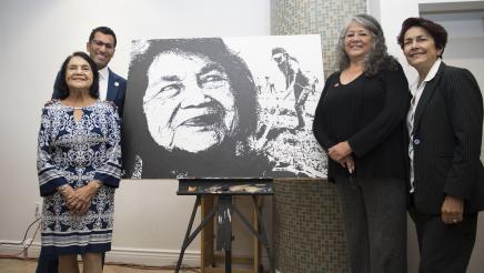 Celebration for AB 1783 Legislation with Author Assemblymember Rivas, Dolores Huerta, Teresa Romero and Senator Caballero