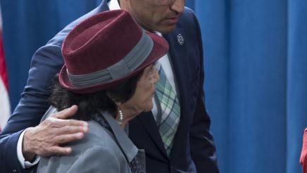 Assemblymember Rivas and Dolores Huerta