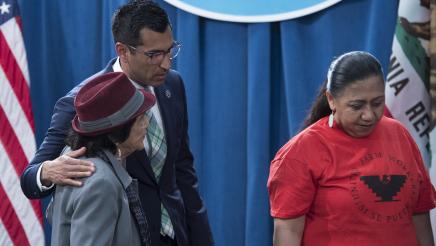 Assemblymember Rivas and Dolores Huerta
